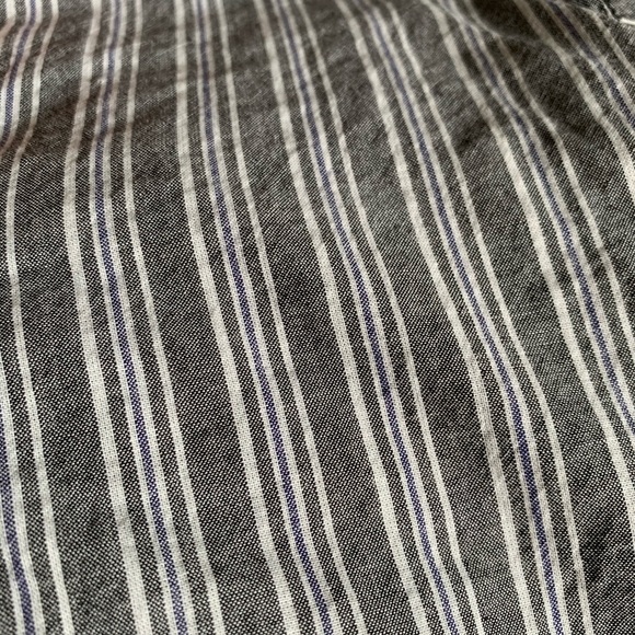 Anthropologie Lavender Field V Neck Striped Shirt - Picture 8 of 8